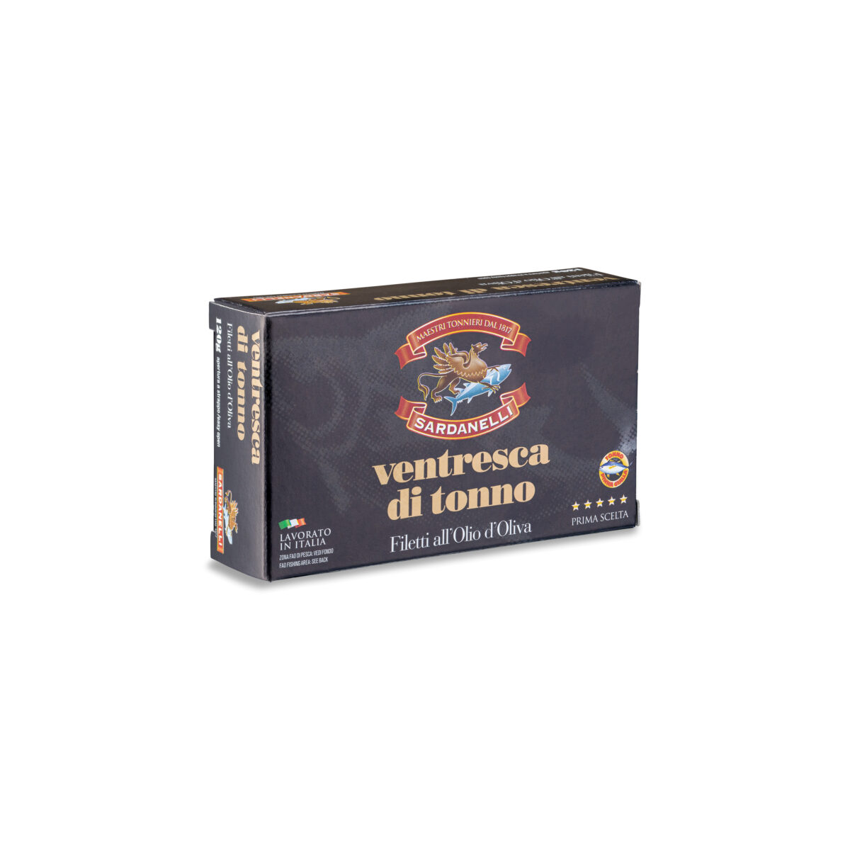Ventresca di tonno Filetti all’Olio di Oliva 120g