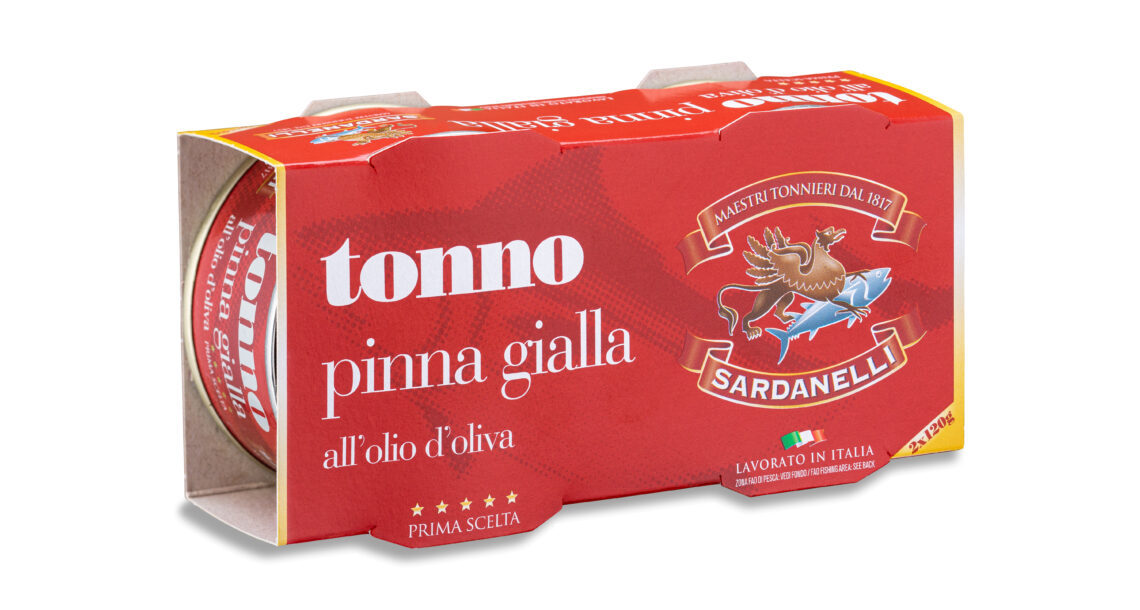 tonno pinna gialla all'olio di oliva 2x120