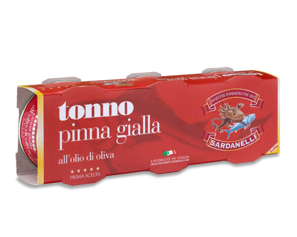 Tonno pinna gialla all'olio di oliva 3x80g