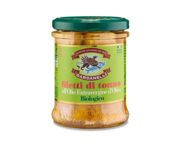 Filetti di tonno all_olio extravergine di oliva biologico 200g
