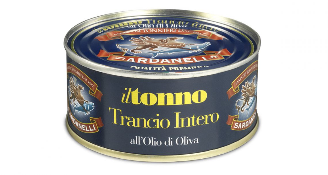 iltonno Trancio Intero all’Olio di Oliva Sardanelli