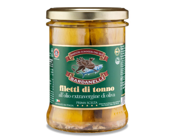 Filetti di tonno all_olio extravergine di oliva 300g