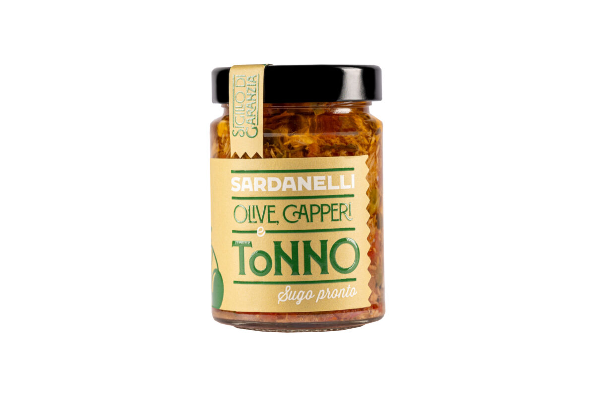 sugo pronto con olive capperi e tonno sardanelli