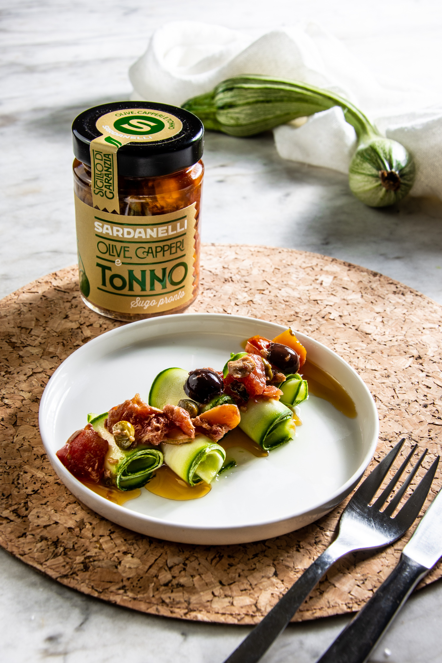 carpaccio di zucchine