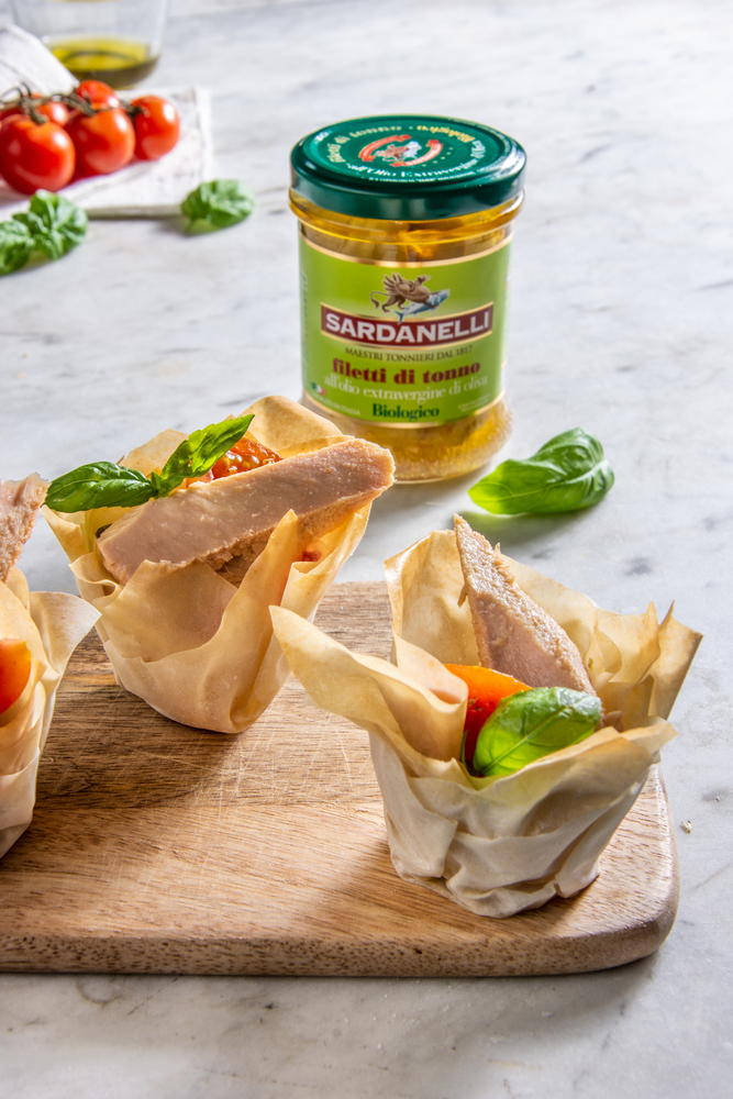 cestini di pasta fillo