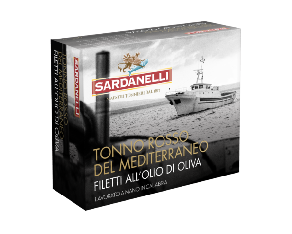 Filetti di tonno rosso del Mediterraneo all'olio di oliva 350g Sardanelli