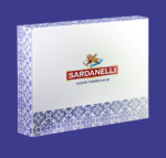 Confezione regalo Tonno Sardanelli in elegante cofanetto con maiolica colorata.
